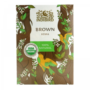 Хна для волос «Коричневая» Индиберд (Brown Henna Indibird), 100 г. (2 саше по 50 г.)  
