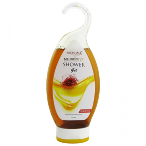 Гель для душа Саундарья с медом и шафраном Патанджали (Saundarya Shower Gel Patanjali), 250 мл.