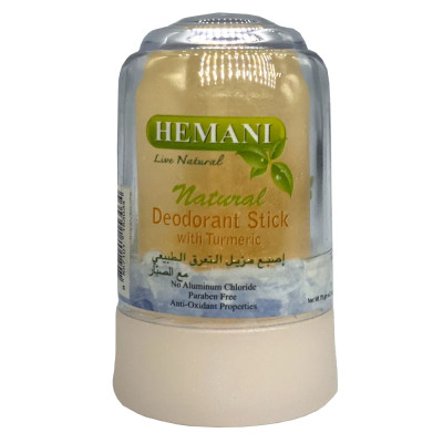 Натуральный дезодорант кристалл с Куркумой Хемани (Hemani), 70 г.