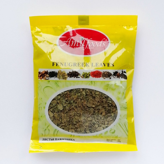 Пажитник листья Амилфудс (Amilfoods), 20 гр.