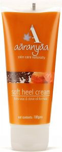Смягчающий крем для ступней с пчелиным воском и маслом гвоздики Ааранья (Soft Heel Cream Aaranyaa), 100 г.