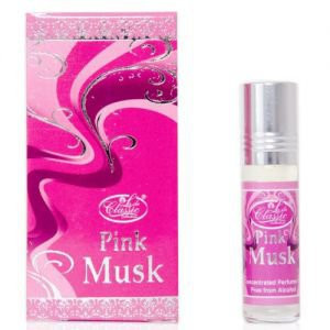 Духи масляные арабские Розовый Мускус Аль Рехаб (Pink Musk Al Rehab), ролик 6 мл.