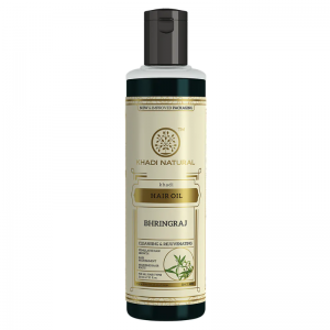 Масло для волос «Бринградж» Кхади Натурал (Hair Oil Bhringraj Khadi Natural), 210 мл.
