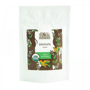 Хна для волос «Коричневая» Индиберд (Brown Henna Indibird), 50 г. 