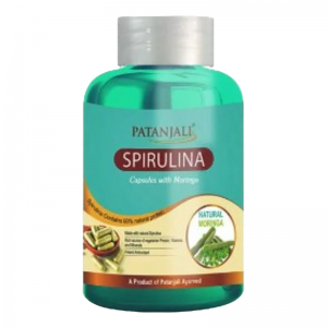 Спирулина с морингой Патанджали (Spirulina with moringa Patanjali), 60 кап.