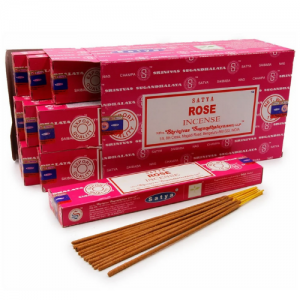 Благовония Роза Сатья (Rose Satya), 12 шт.