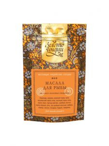 Смесь молотых специй Масала для рыбы Золото Индии (Fish Masala Powder), 30 г.