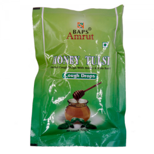 Леденцы от кашля Мед и Тулси Бапс Амрут (Honey & Tulsi Cough Drops Baps Amrut), 20 шт.