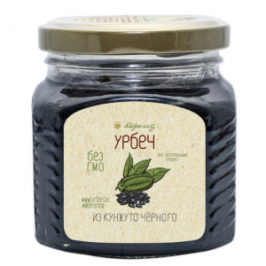 Урбеч из черного кунжута Мералад, 230 г.