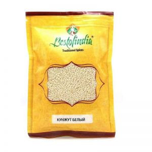 Кунжут белый семена Бестофиндия (Sesame Seeds White Bestofindia), 100 г.