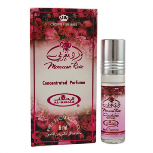 Духи масляные арабские «Марокканская роза» Аль Рехаб (Moroccan Rose Al Rehab), ролик 6 мл.