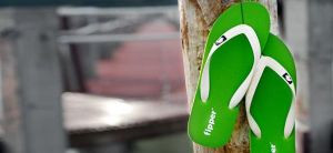 Шлепанцы Fipper Slick (мужские) из натурального каучука, UK/8, RUS/42