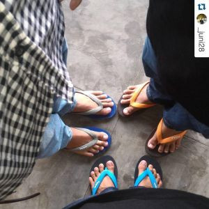 Шлепанцы Fipper Slick (мужские) из натурального каучука, UK/8, RUS/42