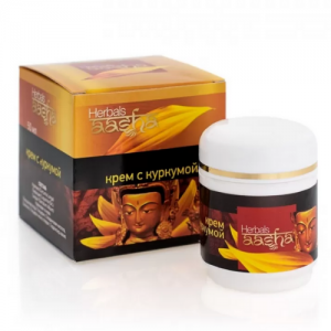 Крем для лица с Куркумой Ааша Хербалс (Aasha Herbals), 50 мл.