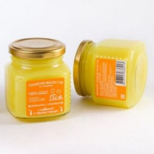 Масло топлёное Гхи с куркумой и черным перцем «Домашнее с любовью», 230 г.