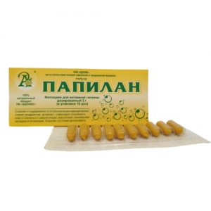 Фитокрем-свечи для интимной гигиены Папилан Флюид СО 2 Адонис (Papilan), 10 шт. по 2 г.