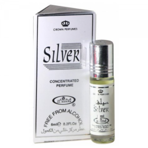 Духи масляные арабские Серебро Аль Рехаб (Silver Al Rehab), ролик 6 мл.