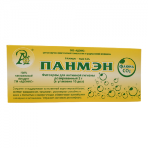 Фитокрем-свечи для интимной гигиены Панмэн Флюид СО 2 Адонис (Panmen), 10 шт. по 2 г.