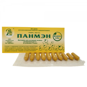 Фитокрем-свечи для интимной гигиены Панмэн Флюид СО 2 Адонис (Panmen), 10 шт. по 2 г.