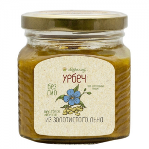 Урбеч из золотистого льна Мералад, 230 г.