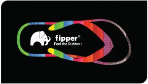 Шлепанцы Fipper Slick (мужские) из натурального каучука, UK/9, RUS/43