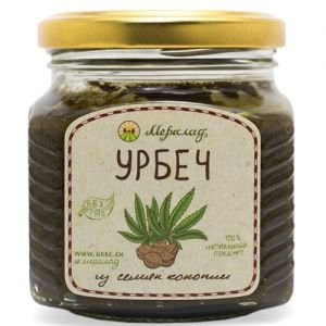 Урбеч из семян конопли Мералад, 230 г.