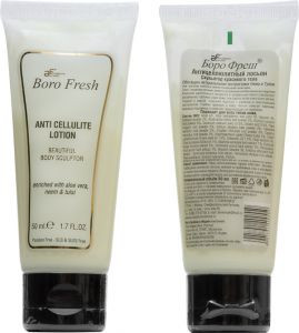Антицеллюлитный лосьон для тела Алоэ вера, Ним и Тулси Боро Фреш (Anti cellulite lotion Aloe vera, Neem & Tulsi Boro Fresh), 50 мл.