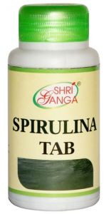Спирулина в таблетках Шри Ганга (Spirulina tab Shri Ganga), 60 таб. 