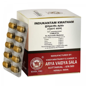 Индукантам Кватхам Арья Вадья Сала Коттаккал (Indukantam Kwatham Arya Vaidya Sala Kottakkal), 100 таб.