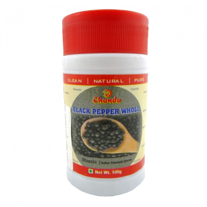 Перец Чёрный целый Чанда (Black Pepper whole Chanda), 100 г.