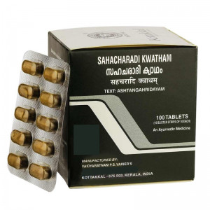 Сахачаради Кватхам Коттаккал Аюрведа (Sahacharadi Kwatham Kottakkal Ayurveda), 100 таб.