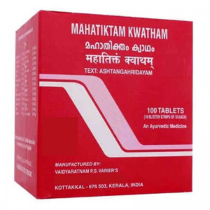 Махатиктам Кватхам Коттаккал Аюрведа (Mahatiktam Kwatham Kottakkal Ayurveda), 100 таб.
