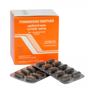 Пунарнавади Кватхам Коттаккал Аюрведа (Punarnavadi Kwatham Kottakkal Ayurveda), 100 таб.