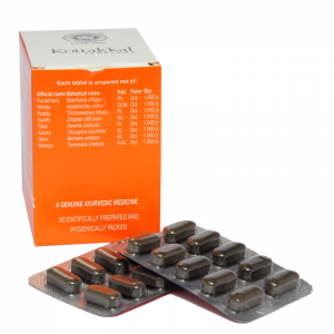 Пунарнавади Кватхам Арья Вадья Сала Коттаккал (Punarnavadi Kwatham Arya Vaidya Sala Kottakkal), 100 таб.