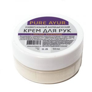 Аюрведический крем для рук с маслом Кумкумади Пьюр Аюр (Pure Ayur), 50 мл.