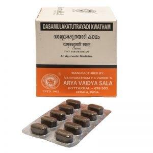 Дашамулакатутраяди Кватхам Арья Вадья Сала Коттаккал (Dasamulakatutrayadi Kwatham Arya Vaidya Sala Kottakkal), 100 таб.