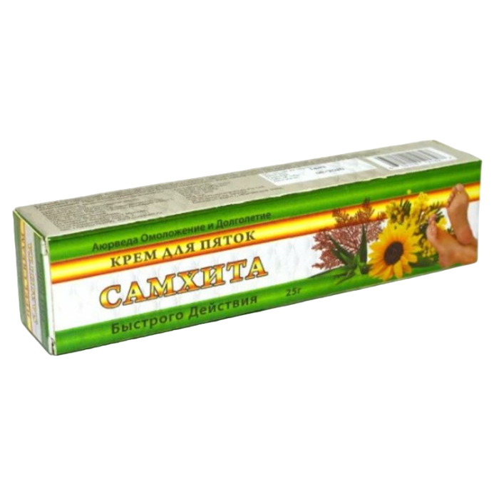Крем для пяток быстрого действия Самхита (Heel Cream Fast Relief Samhita), 25 г.