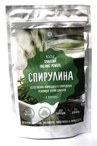 Спирулина в порошке Аюрведа Фреш (Spirulina Ayurveda Fresh), 100 г.