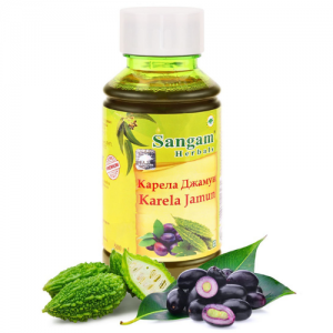 Сок Карела Джамун Сангам Хербалс (Juice Karela Jamun Sangam Herbals), 500 мл.