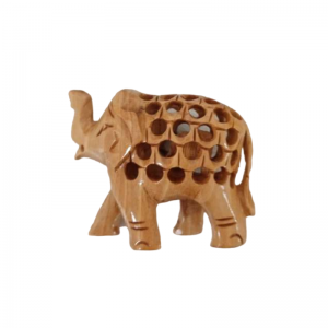 Фигурка прорезная деревяная «Слоник», 6х6х2 см.