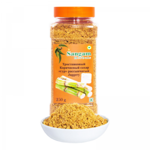 Сахар Гур рассыпчатый тростниковый Сангам Хербалс (Jaggery Sangam Herbals), 250 г.