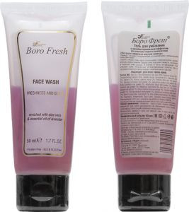 Гель для умывания Алое вера и Лаванда Боро Фреш (Face wash Aloe vera & Lavender Boro Fresh), 50 мл.