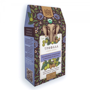 Трифала чайный травяной напиток (Triphala Powder) Золото Индии, 100 г.