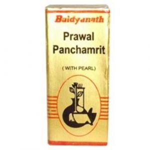 Правал Панчамрит с жемчугом Байдианат (Prawal Panchamrit with Pearl Baidyanath), 25 таб.