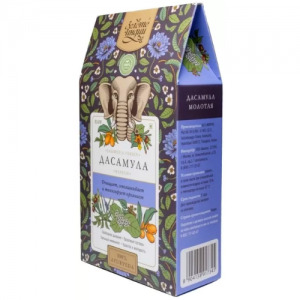 Дасамула чайный травяной напиток (Dashamoola Powder) Золото Индии, 100 г.