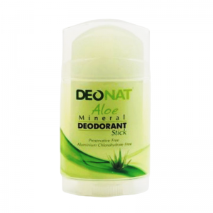 Дезодорант кристалл с соком алоэ Деонат (Mineral Deodorant stick Aloe Deonat), 100 г.