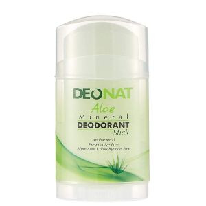 Дезодорант кристалл с соком алоэ Деонат (Mineral Deodorant stick Aloe Deonat), 100 г.