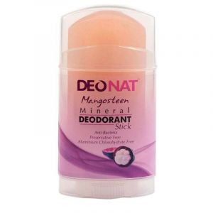 Дезодорант кристалл с соком мангостина Деонат (Mineral Deodorant stick Mangosteen Deonat), 100 г.