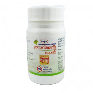 Маха Манжиштади Гхан Вати Унжа (Maha Manjishthadi Ghan Vati Unjha), 40 таб.