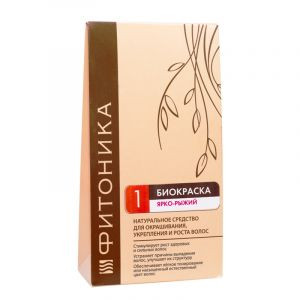 Биокраска Фитоника №1 Красно-рыжий БиоБьюти (Biocracy Fotonica №1 Red red BioBeauty), 150 г.